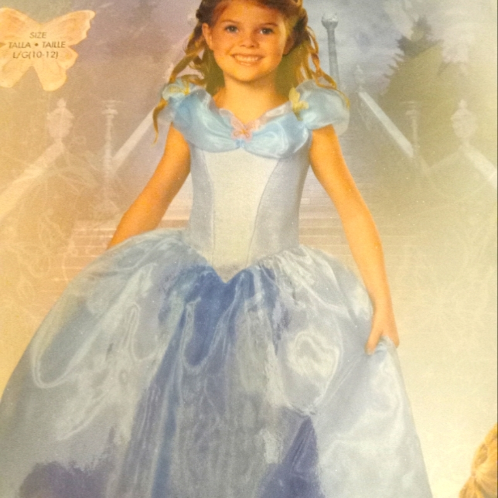 Deluxe Cinderella sz 10-12 girls